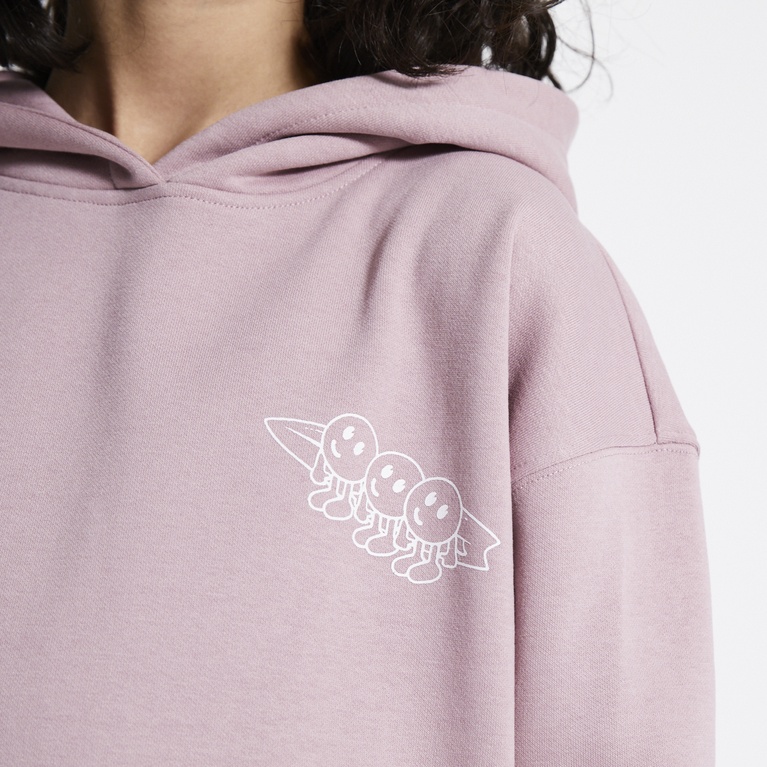 Printed hoodie "Logan" Berry